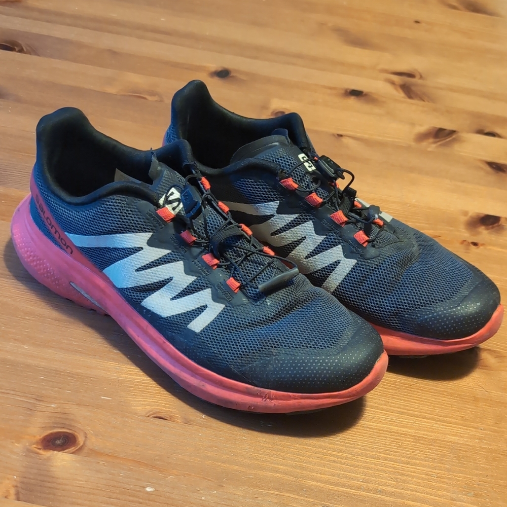 Black and Red Athletic Shoes